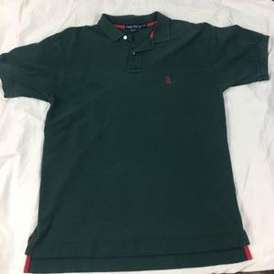 Green nautica collared T-shirt